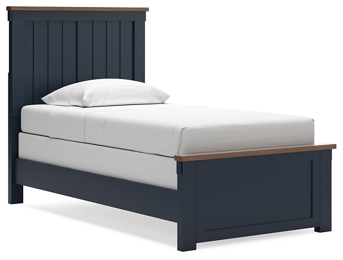 Landocken Twin Panel Bed with Dresser and 2 Nightstands