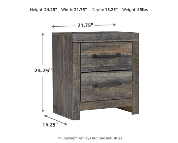 Drystan Full Panel Bed with Dresser and Nightstand