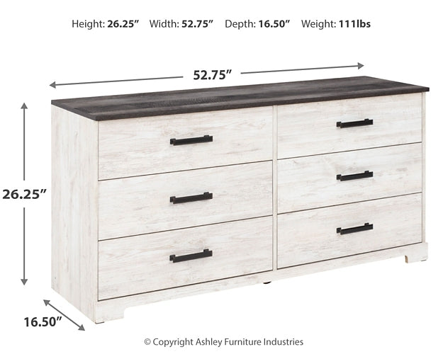 Shawburn Six Drawer Dresser