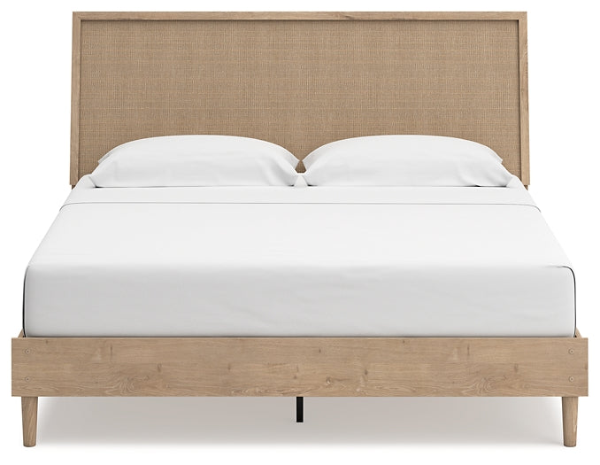 Cielden King Panel Bed with Dresser and Nightstand