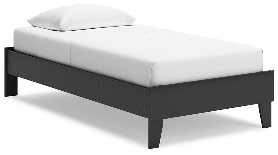 Socalle Twin Platform Bed with Dresser