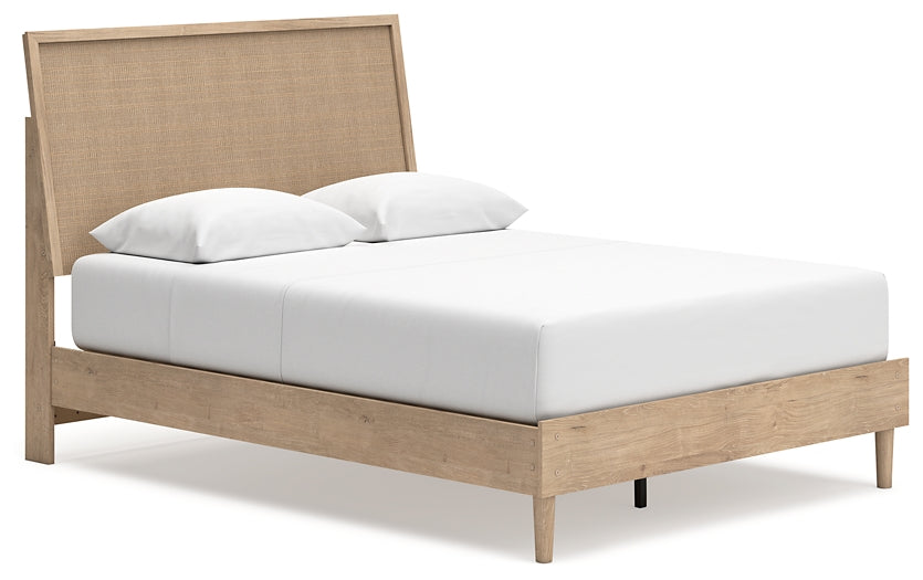 Cielden Queen Panel Bed with 2 Nightstands