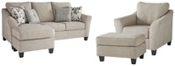 Abney Sofa Chaise, Chair, and Ottoman Huntsville Furniture Outlet