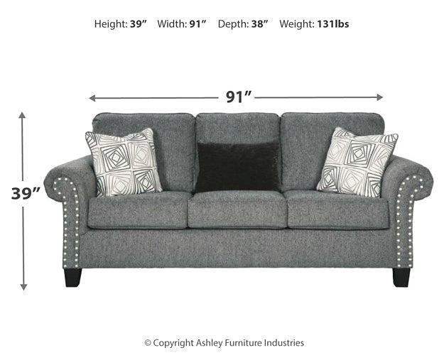 Agleno Sofa and Loveseat Huntsville Furniture Outlet