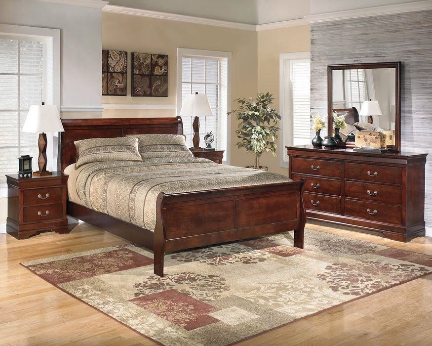 Alisdair Full Sleigh Bed with 2 Nightstands Huntsville Furniture Outlet