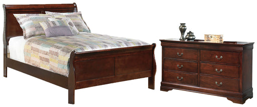 Alisdair Full Sleigh Bed with Dresser Huntsville Furniture Outlet