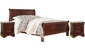 Alisdair Queen Sleigh Bed with 2 Nightstands Huntsville Furniture Outlet