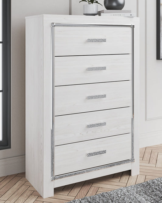 Altyra Five Drawer Chest Huntsville Furniture Outlet