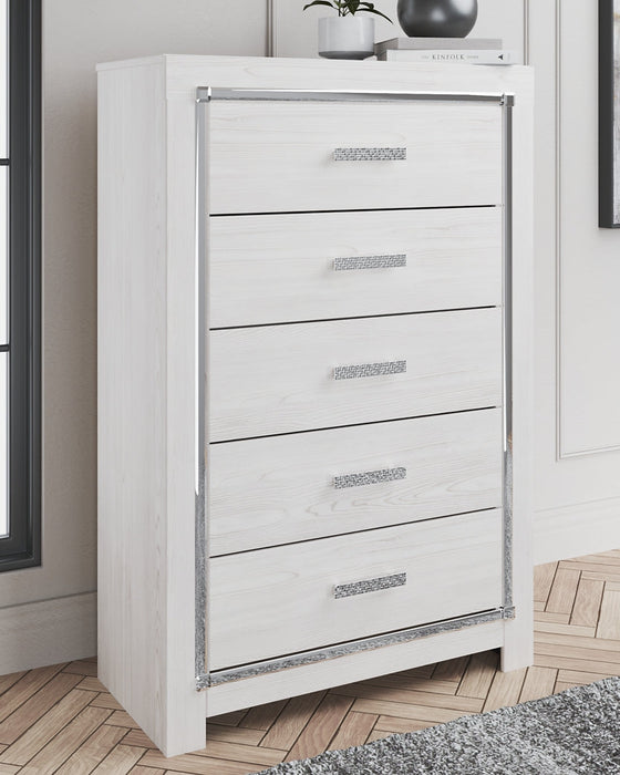 Altyra Five Drawer Chest Huntsville Furniture Outlet