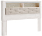 Altyra King Bookcase Headboard with Dresser Huntsville Furniture Outlet