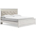 Altyra King Panel Bed with Mirrored Dresser, Chest and 2 Nightstands Huntsville Furniture Outlet