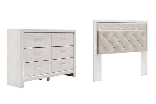 Altyra Queen Panel Headboard with Dresser Huntsville Furniture Outlet