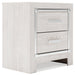 Altyra Two Drawer Night Stand Huntsville Furniture Outlet