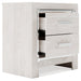 Altyra Two Drawer Night Stand Huntsville Furniture Outlet