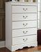 Anarasia Five Drawer Chest Huntsville Furniture Outlet