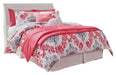 Anarasia Full Sleigh Headboard with Mirrored Dresser, Chest and 2 Nightstands Huntsville Furniture Outlet