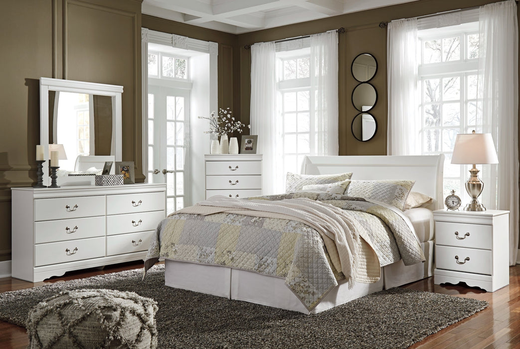 Anarasia Queen Sleigh Headboard with Dresser Huntsville Furniture Outlet