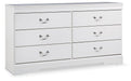 Anarasia Six Drawer Dresser Huntsville Furniture Outlet