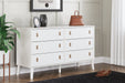 Aprilyn Full Bookcase Headboard with Dresser and 2 Nightstands Huntsville Furniture Outlet