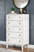 Aprilyn Queen Bookcase Headboard with Dresser, Chest and Nightstand Huntsville Furniture Outlet