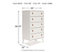 Aprilyn Twin Bookcase Headboard with Dresser and Chest Huntsville Furniture Outlet