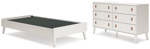 Aprilyn Twin Platform Bed with Dresser Huntsville Furniture Outlet