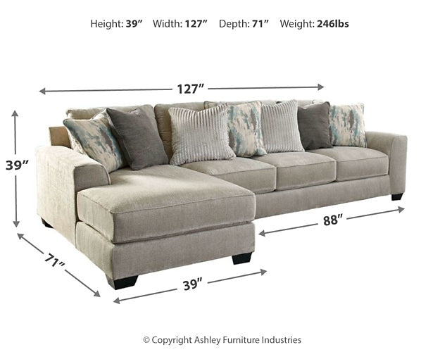 Ardsley 2-Piece Sectional with Chaise Huntsville Furniture Outlet