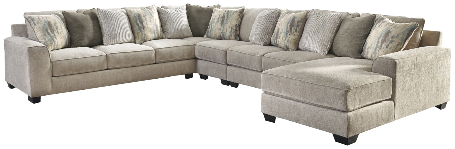 Ardsley 5-Piece Sectional with Chaise Huntsville Furniture Outlet