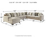 Ardsley 5-Piece Sectional with Chaise Huntsville Furniture Outlet