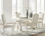 Arlendyne Dining Table and 4 Chairs Huntsville Furniture Outlet