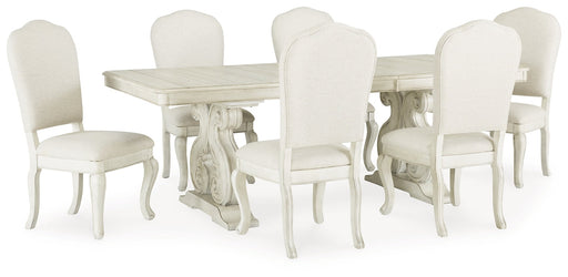 Arlendyne Dining Table and 6 Chairs Huntsville Furniture Outlet