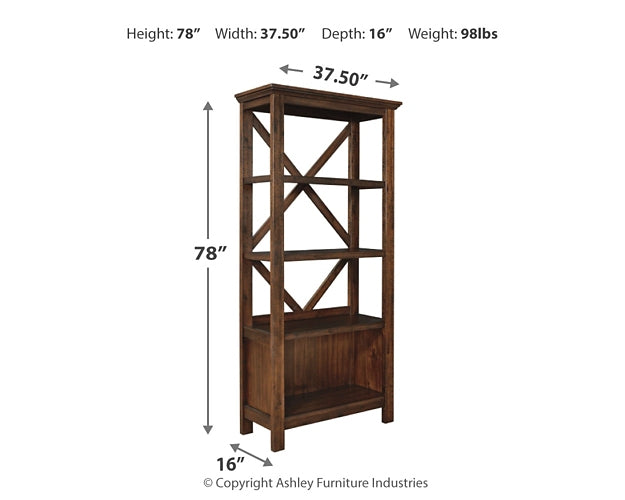 Baldridge Large Bookcase Huntsville Furniture Outlet