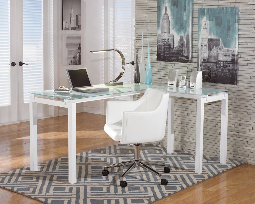 Baraga Home Office Desk with Chair Huntsville Furniture Outlet