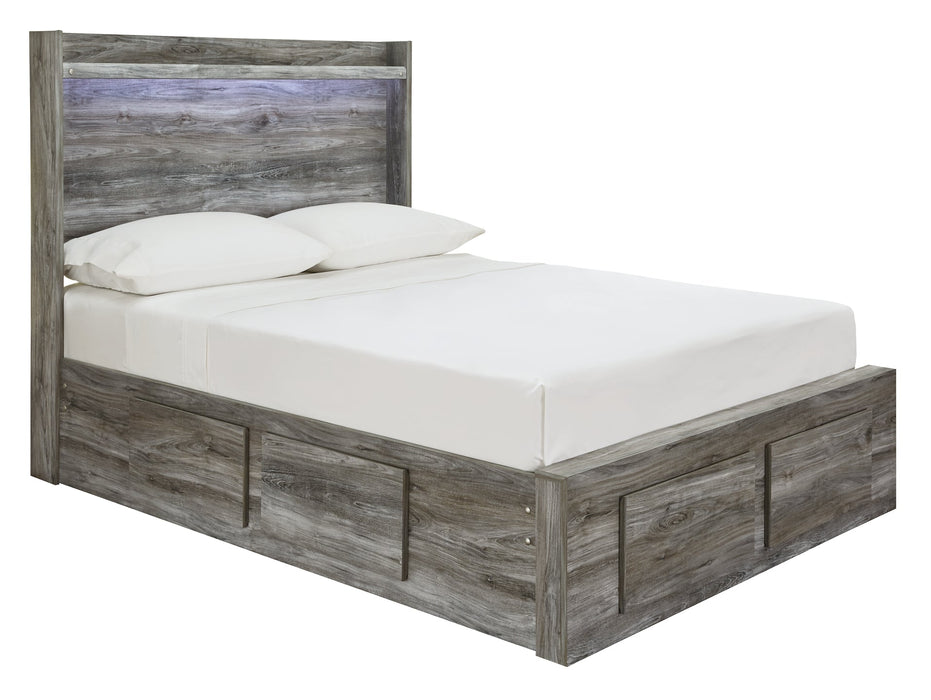 Baystorm Full Panel Bed with 6 Storage Drawers with Dresser Huntsville Furniture Outlet