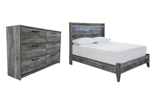 Baystorm Full Panel Bed with Dresser Huntsville Furniture Outlet