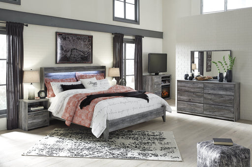 Baystorm King Panel Bed with Dresser Huntsville Furniture Outlet