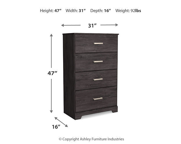 Belachime Four Drawer Chest Huntsville Furniture Outlet