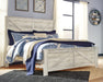 Bellaby King Crossbuck Panel Bed with Dresser Huntsville Furniture Outlet