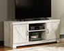 Bellaby LG TV Stand w/Fireplace Option Huntsville Furniture Outlet