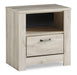 Bellaby Queen Crossbuck Panel Bed with Mirrored Dresser, Chest and 2 Nightstands Huntsville Furniture Outlet