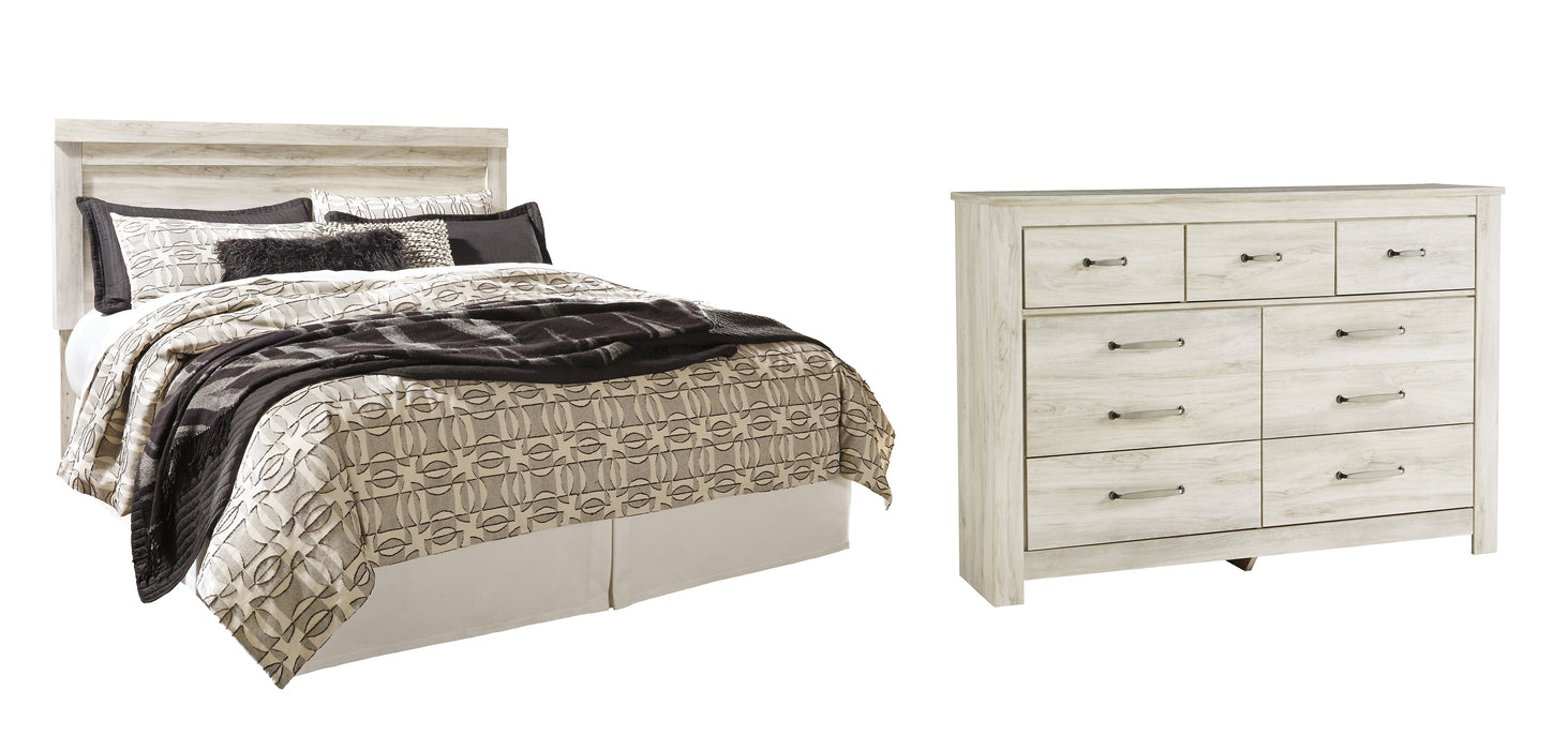 Bellaby Queen Panel Headboard with Dresser Huntsville Furniture Outlet