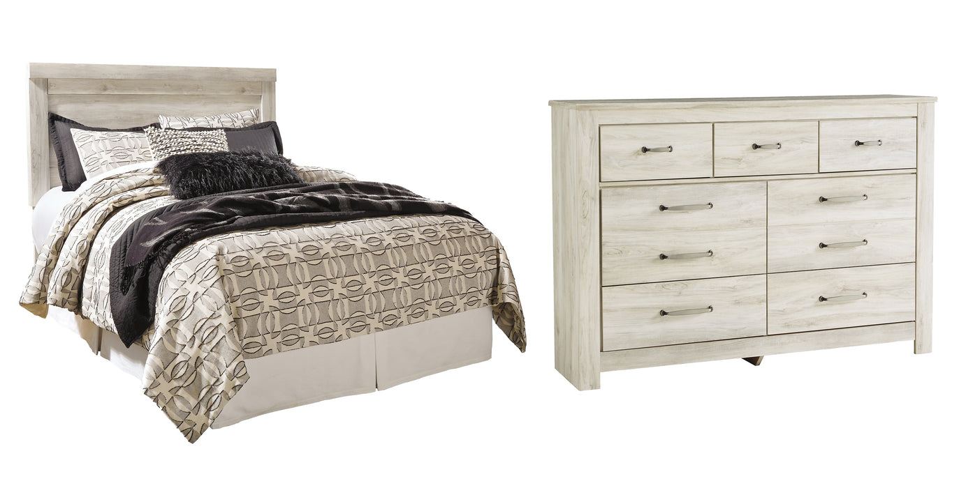 Bellaby Queen Panel Headboard with Dresser Huntsville Furniture Outlet