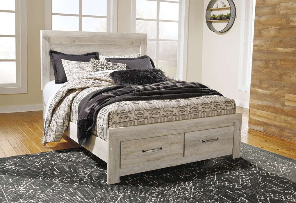 Bellaby Queen Platform Bed with 2 Storage Drawers with Dresser Huntsville Furniture Outlet