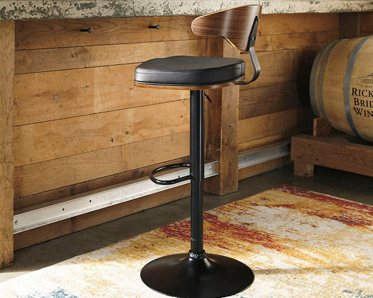 Bellatier Tall UPH Swivel Barstool(1/CN) Huntsville Furniture Outlet