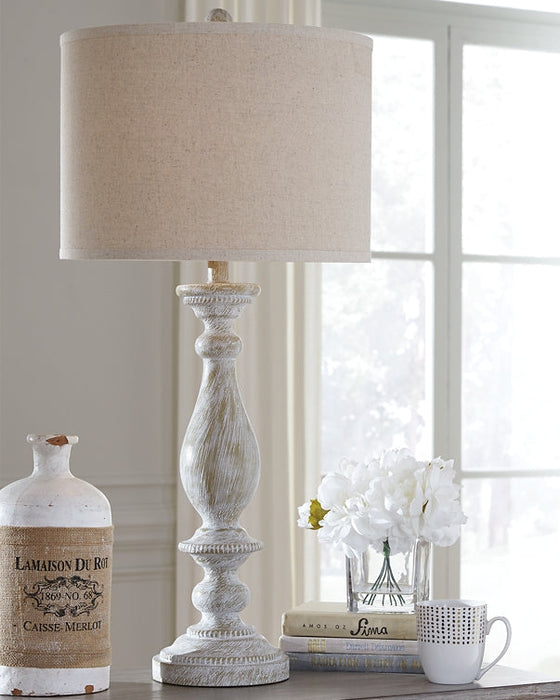 Bernadate Poly Table Lamp (2/CN) Huntsville Furniture Outlet