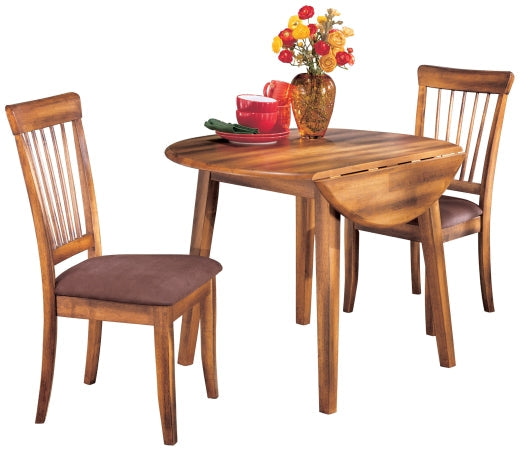 Berringer Dining Table and 2 Chairs Huntsville Furniture Outlet