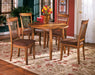 Berringer Dining Table and 4 Chairs Huntsville Furniture Outlet