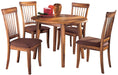 Berringer Dining Table and 4 Chairs Huntsville Furniture Outlet