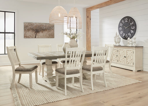 Bolanburg Dining Table and 6 Chairs with Storage Huntsville Furniture Outlet