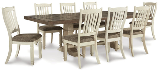 Bolanburg Dining Table and 8 Chairs Huntsville Furniture Outlet